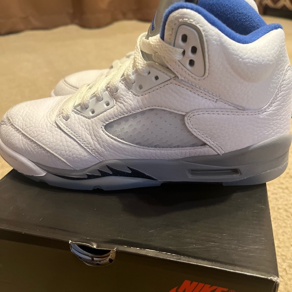 Air Jordan retro white gray and blue - Picture 3 of 8